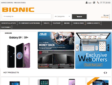 Tablet Screenshot of bionic.com.cy