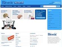 Tablet Screenshot of bionic.es